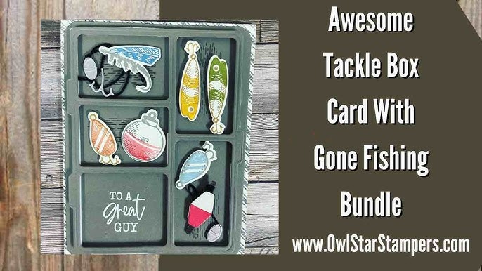 Gone Fishing Pop-Up Tackle Box Card 