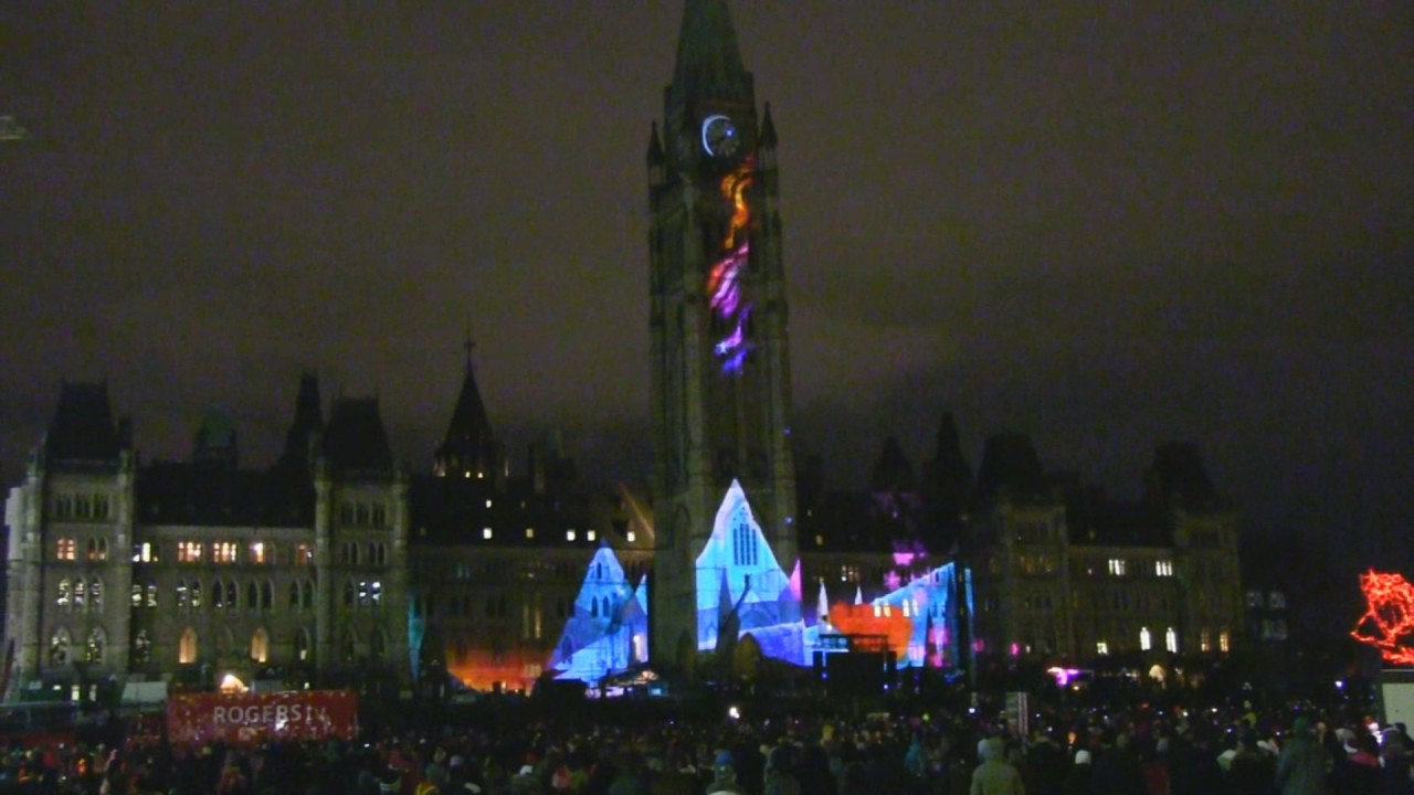 Parliament Hill Christmas Lightshow YouTube