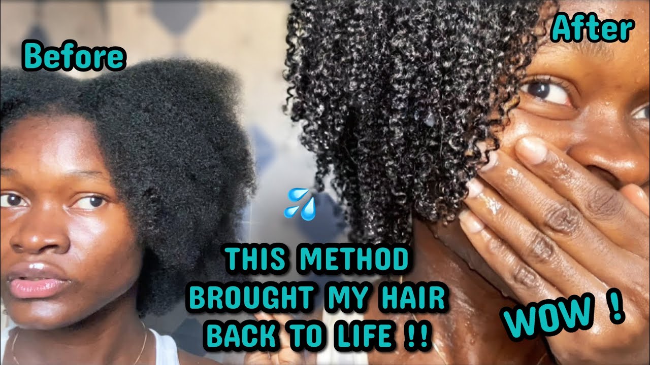 THIS METHOD BROUGHT MY HAIR BACK TO LIFE !| I tried the MAXIMUM HYDRATION METHOD and I’m speechless!