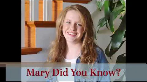 Kaitlyn Huff "Mary Did You Know"