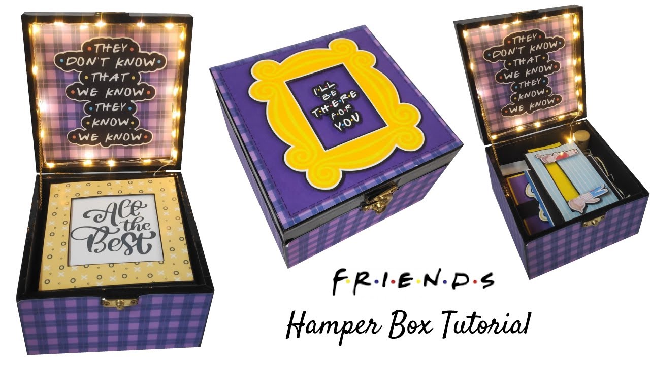 Friends Show / Gift Box / Gift to Friend / Friends Themed Gift 