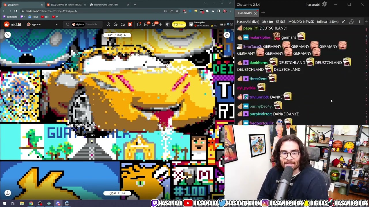 HasanAbi - Hassi loves the Germans DatSheffy