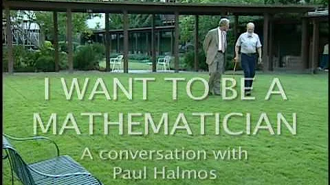 I Want to Be a Mathematician: A conversation with ...