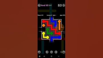 How To Solve Flow Free 2 Warps Sampler Level 60 5x5 Board Easy Walk Through Solution Walkthrough