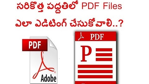 Easy PDF File Editor Software For PC || Telugu Tips and Tricks ||