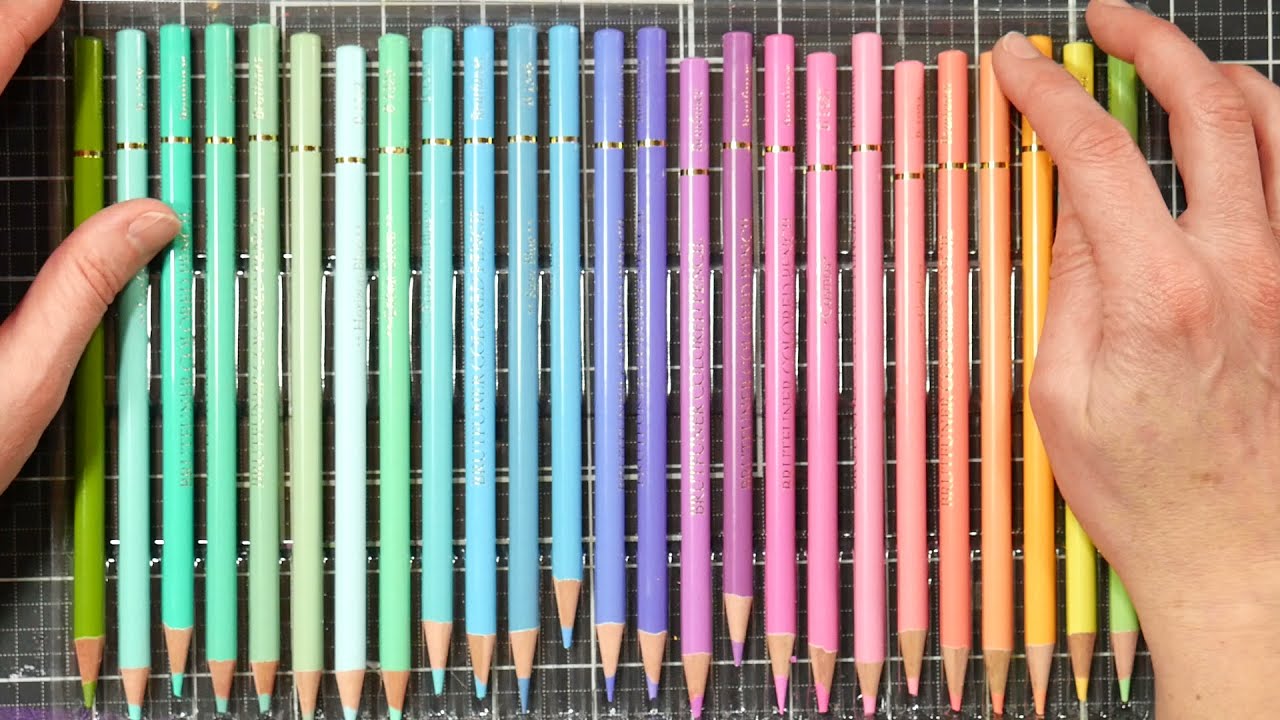 Brutfuner Metallic Pencils 50/12 Colors Color Pencil Set Soft