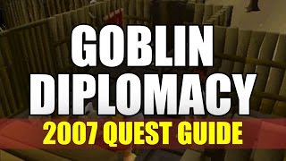 Runescape 2007 - Goblin Diplomacy Quest Guide | NerdCaveGames