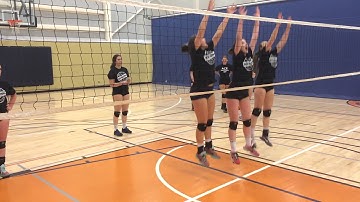 Coach Wildman Training- Triple Blocking Volleyball Warmup Drill