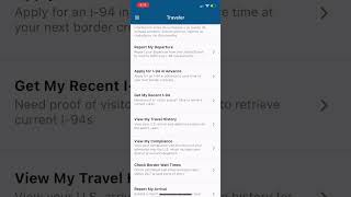 CBP ONE App screenshot 3
