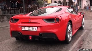 Here you can see the all new 2015 ferrari 488 gtb starting up and
revving multiple times its 3.9-litre twin-turbo v8 engine. video
includes also a few on boa...