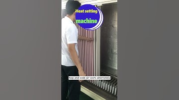 curtains with obvious wave shape vertical shaping machine