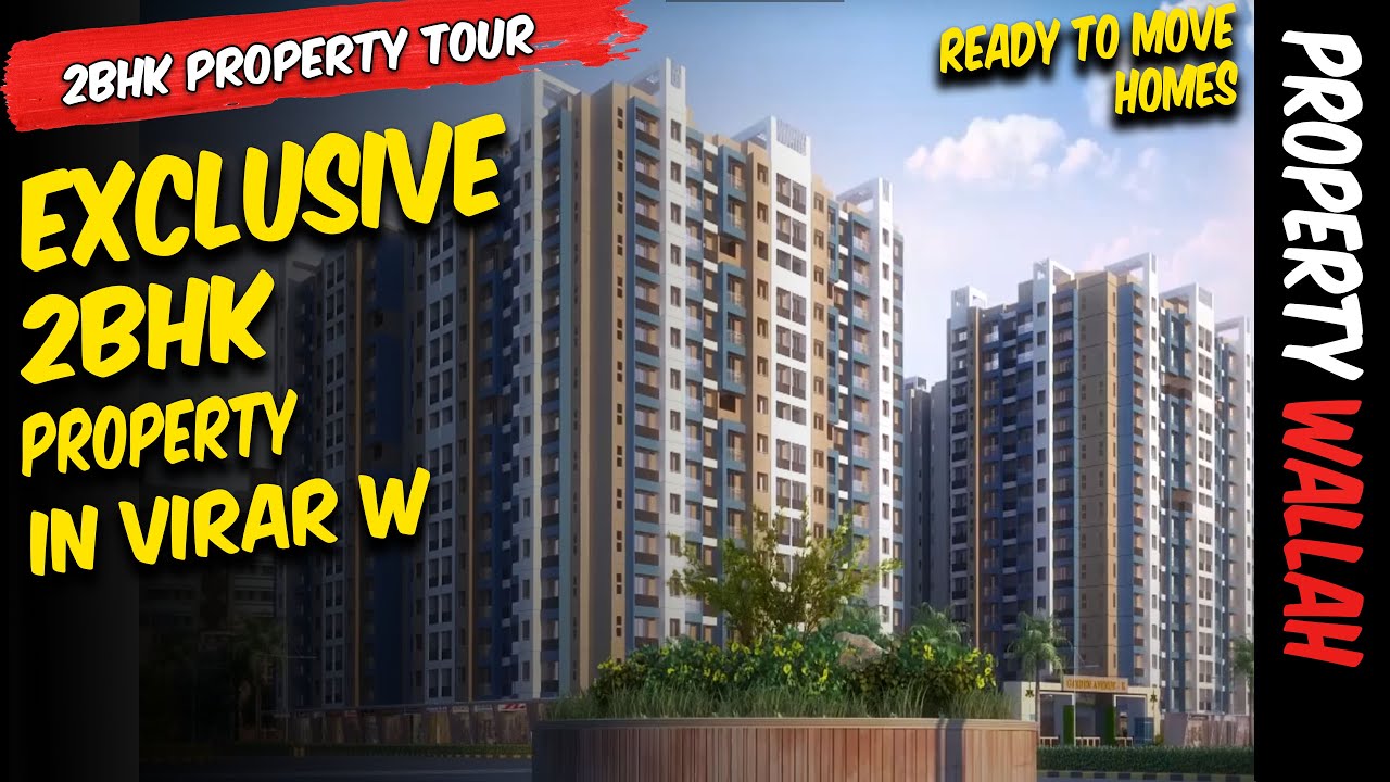 Luxury 2 BHK in Global City Virar West OC Received with VVMC water