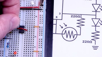 Variation of 555 timer astable mode using light dependent resistor LDR powered by output circuit
