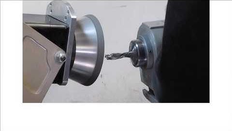 Quick ends on a dual helix router bit using the 2014 Toycen JX Tool Grinder