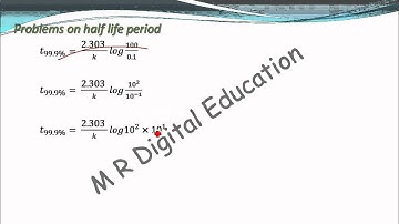 problem-5 on half life reaction(chemical kinetics part 54 for CBSE class 12 and JEE, IIT)