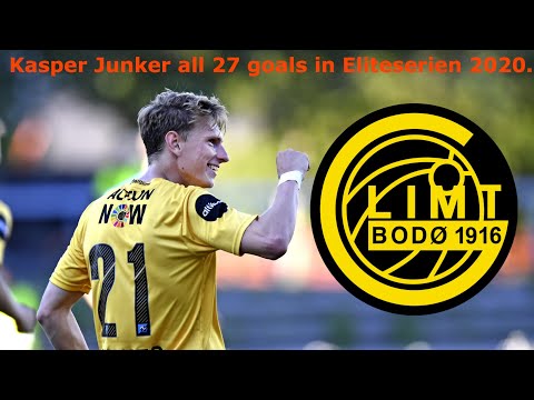 Kasper Junker all 27 goals in Eliteserien 2020.