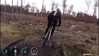 MTB i Hareskoven. Den renoverede del. 9. april 2016