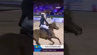 What a nail-biting jump-off 😱😱  Henrik von Eckermann &amp; Toveks Mary Lou