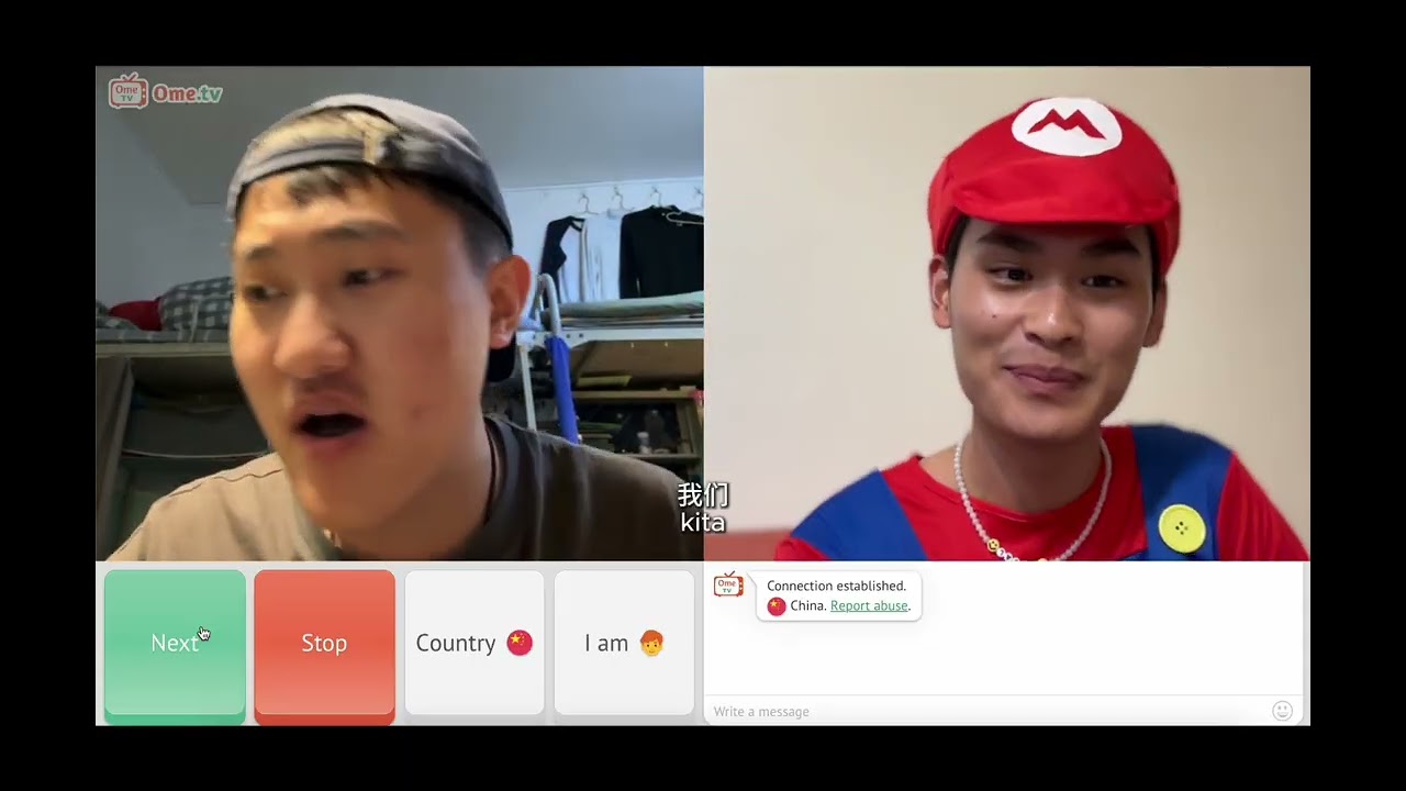POV cosplay jadi Mario Bros sambil ngobrol sama warga 🇨🇳