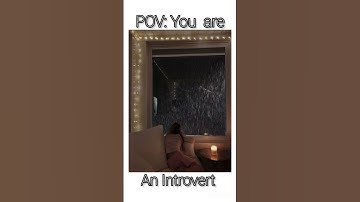 POV: You are an Introvert #introvert #life #aesthetic #introverted #introverts