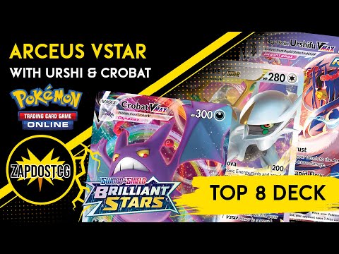 Top 8 Arceus VSTAR Deck With Crobat VMAX And RS Urshifu VMAX (Pokemon TCG)