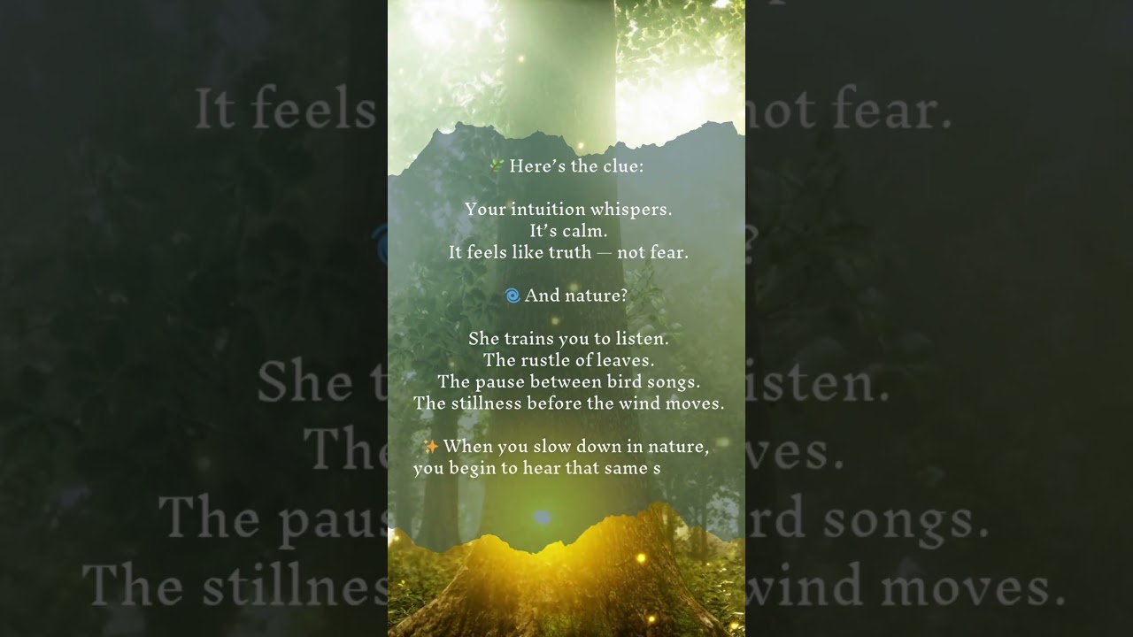 Intuition — or just your thoughts?  