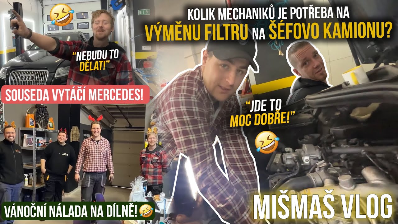 Soused nedává Mercedes 🫢 oni mají růžky? 🤦🏼‍♂️ Poslední den v servisu v roce 2025