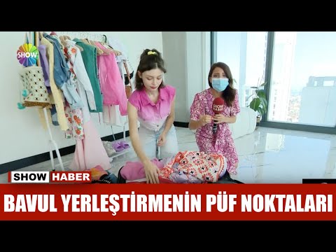 Bavul yerleştirmenin püf noktaları