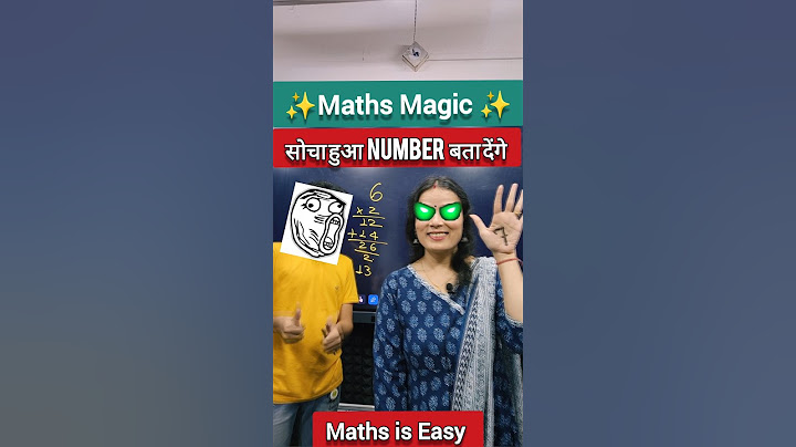 Maths Magic Part 9 | Easy Maths Magic Trick| Will tell you the number you want #magic #ytshorts #...