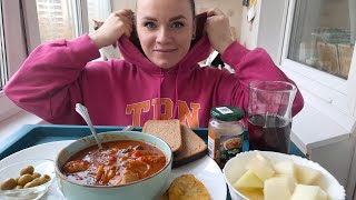 видео: Мукбанг чахохбили, дыня, хашбрауны #мукбанг картинка: Мукбанг чахохбили, дыня, хашбрауны #мукбанг