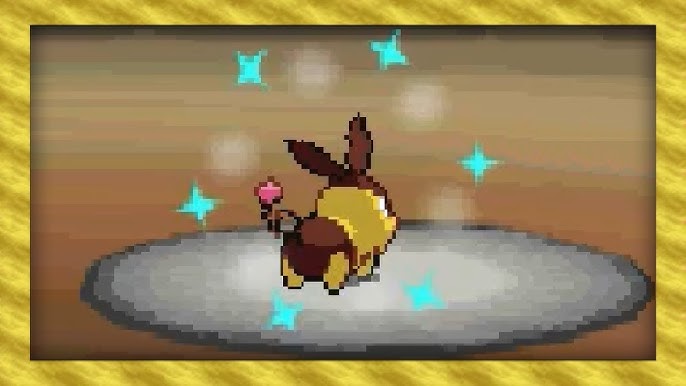 gen3] Shiny Eevee in Fire red After only 534 SRs! Traded it to