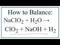 Balancing Chemical Equations Concepts