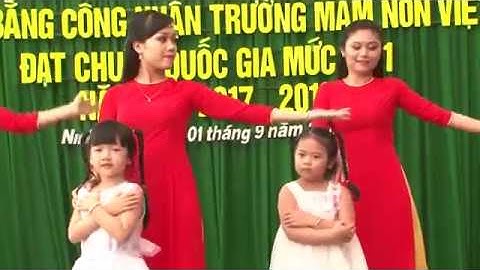 LỄ KHAI GIẢNG VÀ ĐÓN BẰNG CÔNG NHẬN TRƯỜNG MẦM NON VIỆT ÚC ĐẠT CHUẨN QUỐC GIA MỨC ĐỘ 1