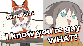 Unexpected moment when Mysta came out to his mom 【Mysta Rias | NIJISANJI EN】#mystarias