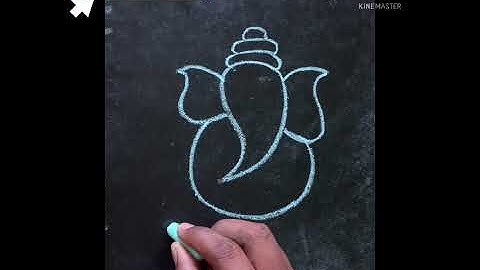 Lord Ganesha Drawing ✍️ Very Very Easy | Draw Vinayagar Easy Step by Step | Shorts 👍