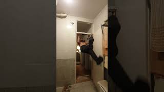 Front Lever with 191cm at Home