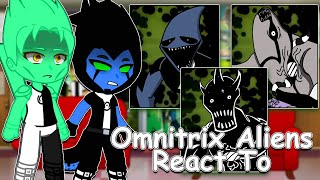 Ben 10 Omnitrix Aliens React To Carnitrix Transformation | Gacha Club | Full Video