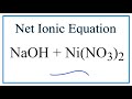 Ionic Reactions and Hydroxide Chemistry