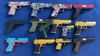 Weapon toy set, toy gun short, gold short, graffiti short, gold gun, police, gun unboxing video