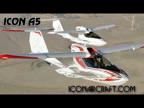 ICON A5, Icon Aircraft Pilot Report and A 5 Aircraft Review.