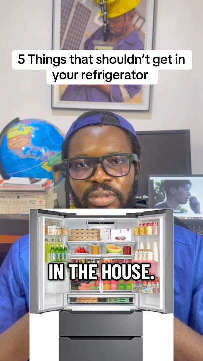 5 things you shouldn’t put in your refrigerator. #refrigerator #homeelectronics #hometips