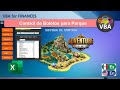 Control de boletos con VBA Excel