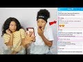 READING OUR FIRST DM&#39;S FROM EACHOTHER!!! (PART 2)