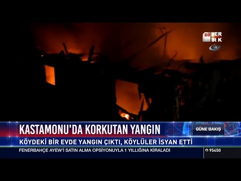 Kastamonu'da korkutan yangın