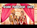 Royal PADMAVAT Style Bride and Groom Entry | Shaadi Entry Viral | Kshitij & Sheetal Ki Shaadi.