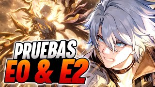 ¡PARECE E6 CON ESE DAÑO!!😱 PRUEBAS PHAINON E0 & E2 - Honkai Star Rail