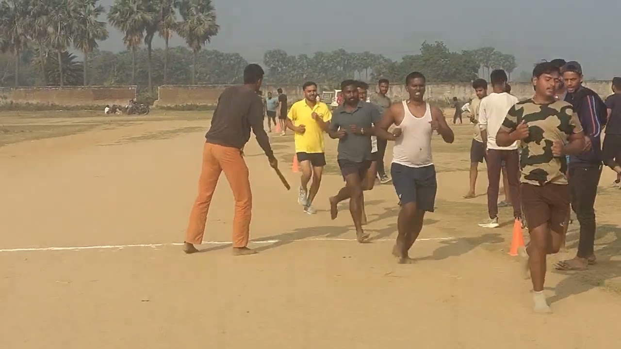 Raftaar physical trainlng Bihar police Driver ka tast  #lifeisbutadream#bhojpuri #!!