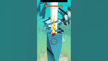 ¹⁷ level complete in stack ball game me #gaming #viralshort #ballgame #trending