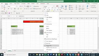 Famous Add dashes to phone numbers in Excel Profile