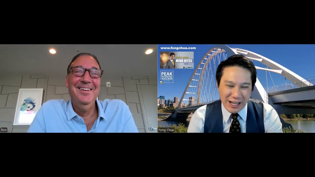 Success is like a CARTOON -Entrepreneur/Investor/Author - RON STEIN tells Fong on PPSS 